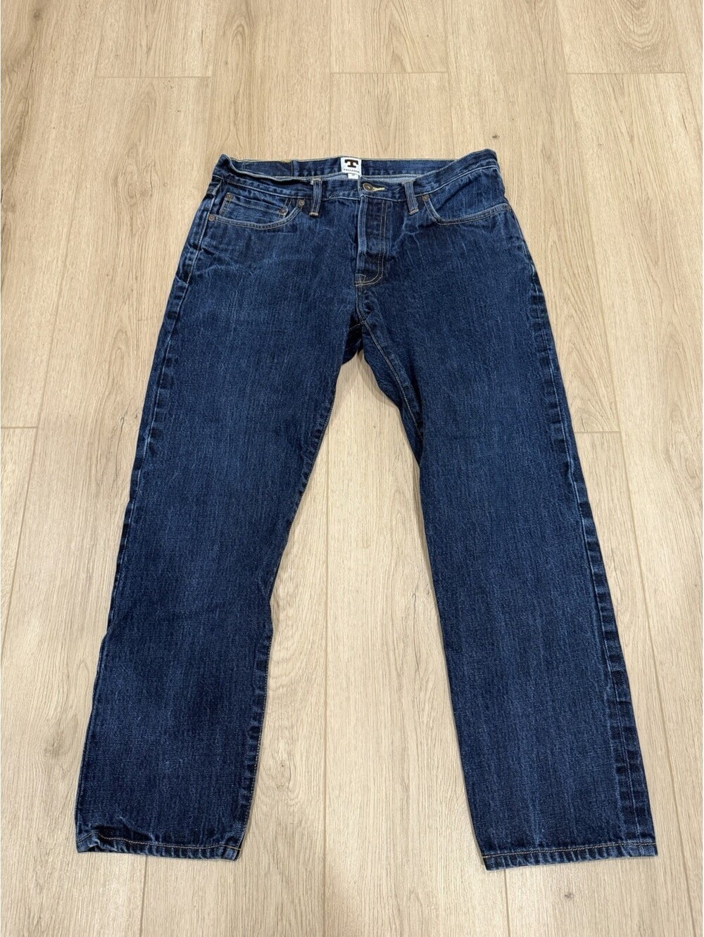 Tellason Jeans Mens 34x29 Selvedge Kaihara Japan Denim Ladbroke Grove Slim Taper